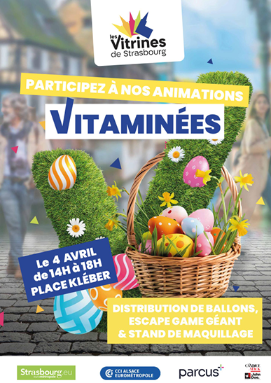 Animations du printemps samedi 4 avril de 14h à 18h place Kléber à Strasbourg