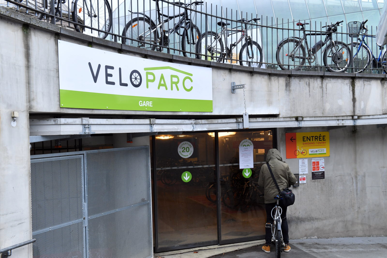 Parking Wodli et Véloparc de la gare